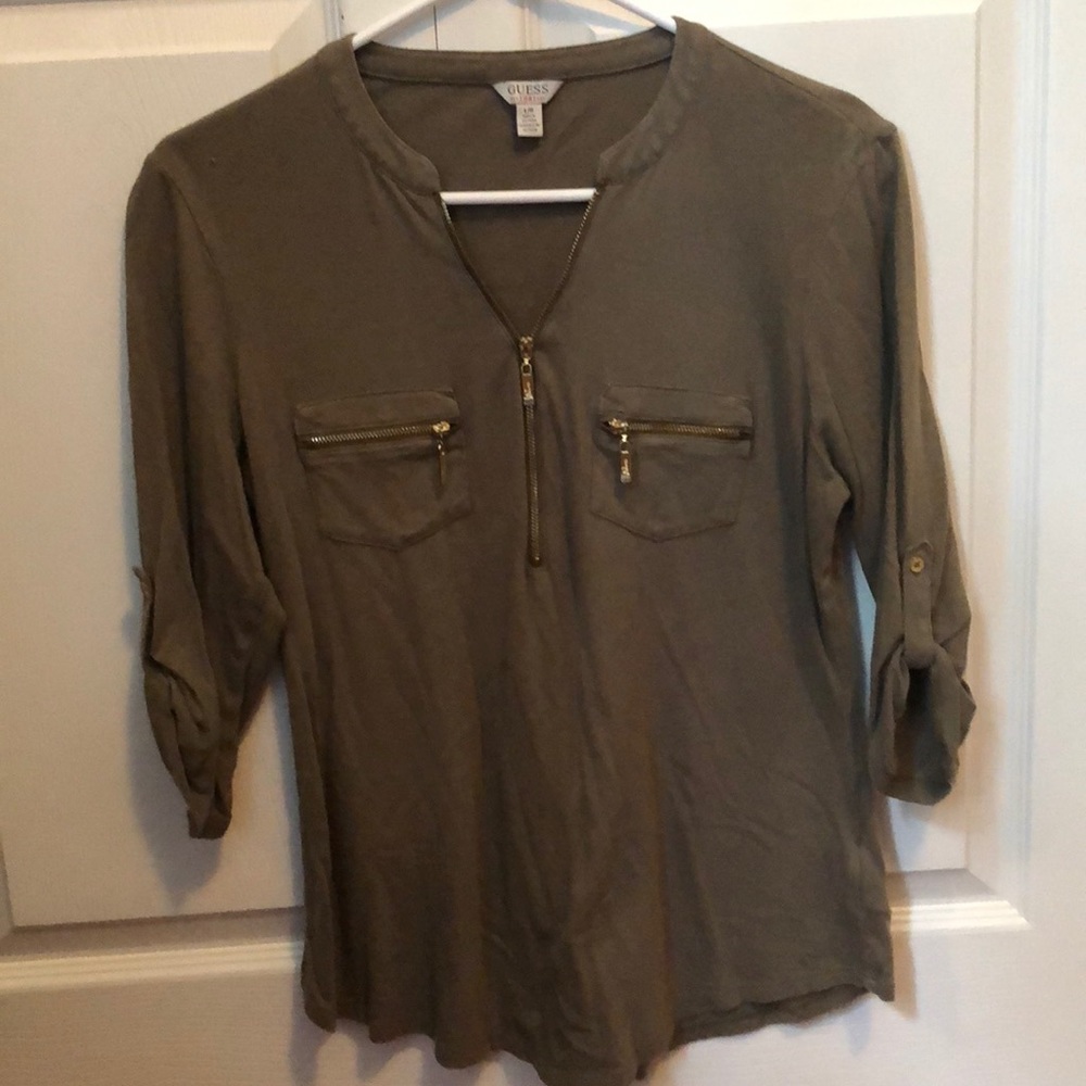 Guess Quarter Length shirt.